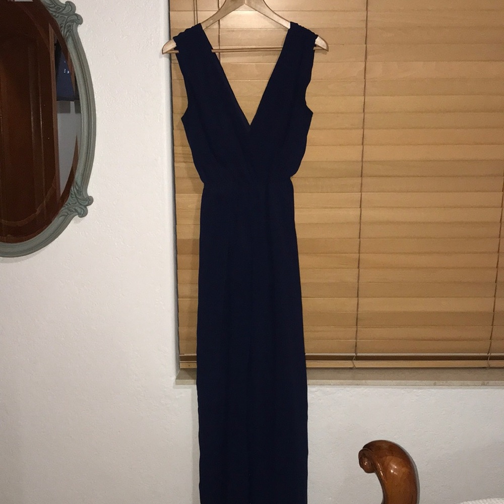 Dark blue pant jumpsuit